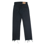 LEVI'S 501 Jeans Mens Black Regular Straight W26 L28