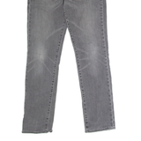 LEVI'S 511 BIG E Jeans Mens Grey Slim Straight Stone Wash W34 L32