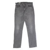 LEVI'S 511 BIG E Jeans Mens Grey Slim Straight Stone Wash W34 L32