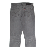 LEVI'S 511 BIG E Jeans Mens Grey Slim Straight Stone Wash W34 L32