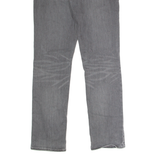 LEVI'S 511 BIG E Jeans Mens Grey Slim Straight Stone Wash W34 L32