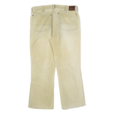 POLO RALPH LAUREN Mens Corduroy Trousers Cream Regular Straight W36 L27