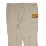 FARAH Chino Mens Trousers Beige Regular Straight W42 L27