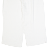 PHASE EIGHT PATSY SEDDON 3/4 Length Womens Trousers White Straight Linen W32 L21