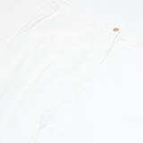 PHASE EIGHT PATSY SEDDON 3/4 Length Womens Trousers White Straight Linen W32 L21