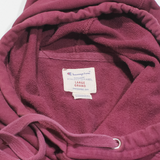 CHAMPION Mens Maroon Hoodie L
