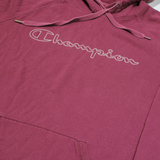 CHAMPION Mens Maroon Hoodie L