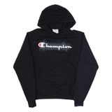 CHAMPION Mens Black Hoodie S