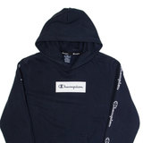 CHAMPION Mens Blue Hoodie S