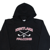 CHAMPION Kentlake Falcons Mens Black Hoodie USA M