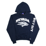 CHAMPION Nevada Wolf Pack Mens Blue Hoodie USA S