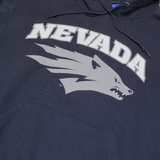 CHAMPION Nevada Wolf Pack Mens Blue Hoodie USA S