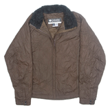 COLUMBIA Womens Jacket Brown Floral M