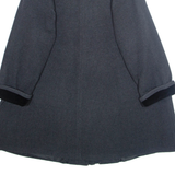 Womens Overcoat Jacket Grey Wool M