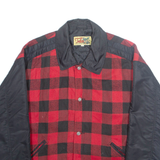 TROILER Mens Lumberjack Jacket Red Check S
