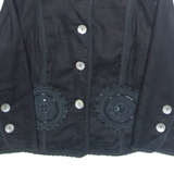 MALVIN Womens Blazer Jacket Black M