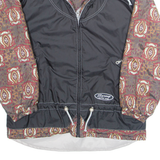 SORRY Mens Jacket Black Crazy Pattern M