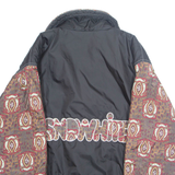 SORRY Mens Jacket Black Crazy Pattern M