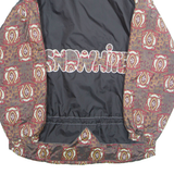SORRY Mens Jacket Black Crazy Pattern M
