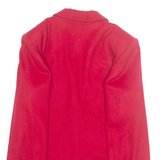 PIZZICO Womens Blazer Jacket Red Wool L