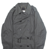 SANDRO Womens Overcoat Jacket Green M