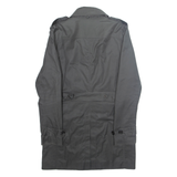 SANDRO Womens Overcoat Jacket Green M