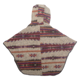 Womens Jacket Beige Hooded Crazy Pattern M