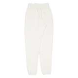 ADIDAS High Waisted Womens Joggers Beige Tapered UK 8 W24 L30