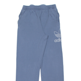 ADIDAS Womens Sweatpants Blue Wide-Leg M W26 L33