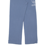 ADIDAS Womens Sweatpants Blue Wide-Leg M W26 L33