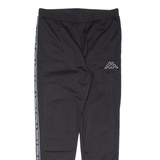 KAPPA Womens Track Pants Black Tapered M W32 L30