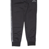 KAPPA Womens Track Pants Black Tapered M W32 L30