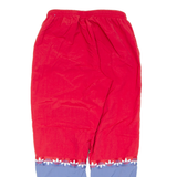 ADIDAS Womens Track Pants Red Tapered L W29 L30