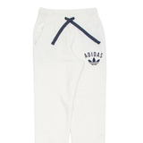 ADIDAS Womens Joggers Beige Tapered UK 6 W25 L30
