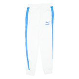 PUMA Womens Track Pants White Tapered S W26 L30