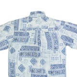 KINGFIELD Mens Shirt Blue Crazy Pattern S