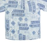 KINGFIELD Mens Shirt Blue Crazy Pattern S