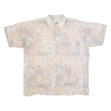 CASUAL LAND Mens Shirt Grey Crazy Pattern L