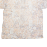 CASUAL LAND Mens Shirt Grey Crazy Pattern L