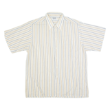 TORERO Mens Shirt Yellow Striped M