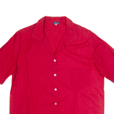 DANIEL HECHTER Womens Plain Shirt Red L