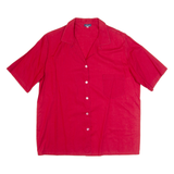 DANIEL HECHTER Womens Plain Shirt Red L