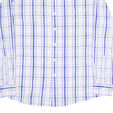 TOMMY HILFIGER Slim Fit Mens Shirt Blue Check Long Sleeve L