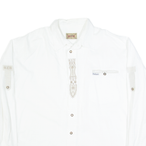 STOCKERPOINT Mens Plain Shirt White Long Sleeve 2XL