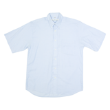 BEN SHERMAN Mens Plain Shirt Blue M