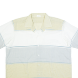 Sheer Mens Shirt White Colourblock XL
