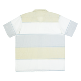 Sheer Mens Shirt White Colourblock XL