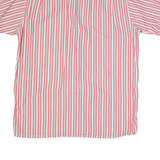 CRIST'YV Mens Shirt Red 90s Striped M