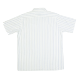 RESISTO Mens Shirt White Striped L