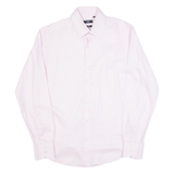 HUGO BOSS Mens Plain Shirt Pink Long Sleeve M